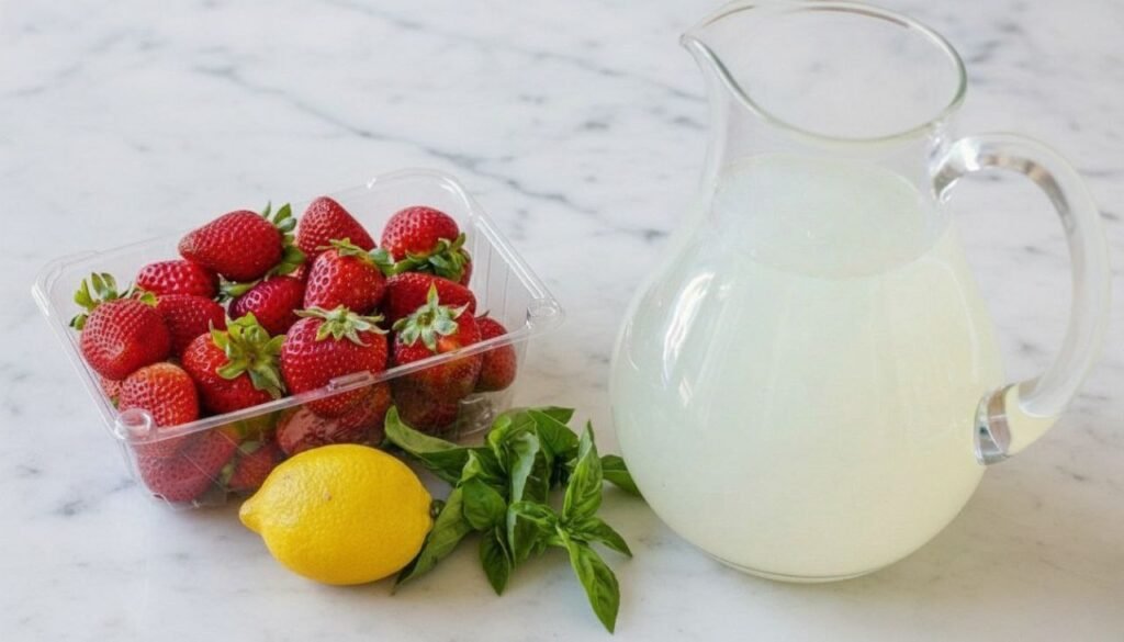 The Best Fresh Strawberry Lemonade