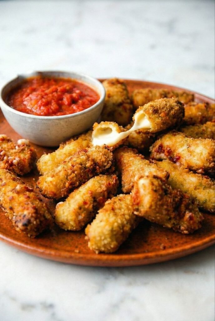 The Best Homemade Mozzarella Sticks