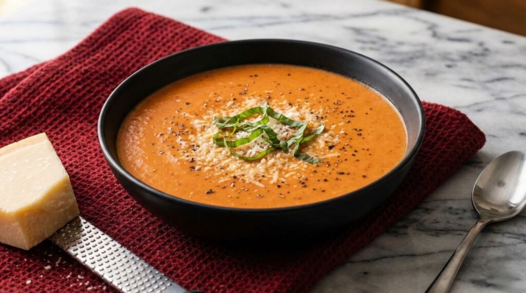 The Best Creamy Tomato Basil Soup (Easy 1-Pot Recipe)