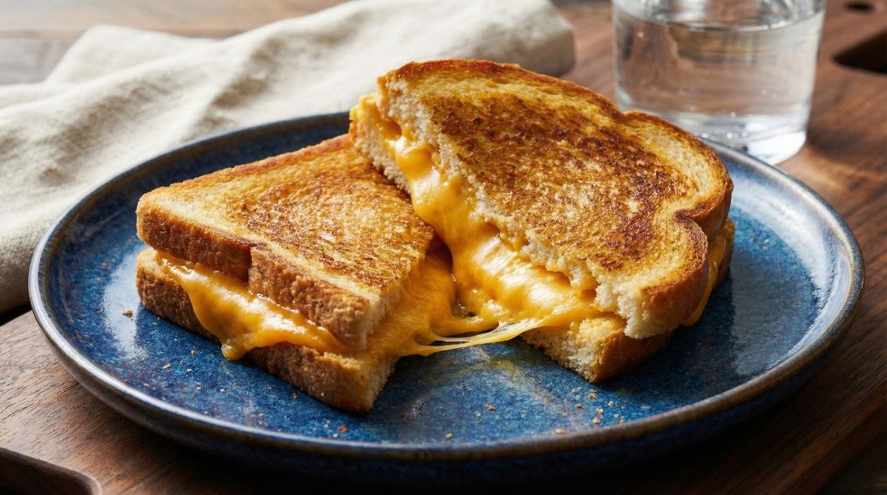 The Best Grilled Cheese Sandwich (Golden & Gooey)