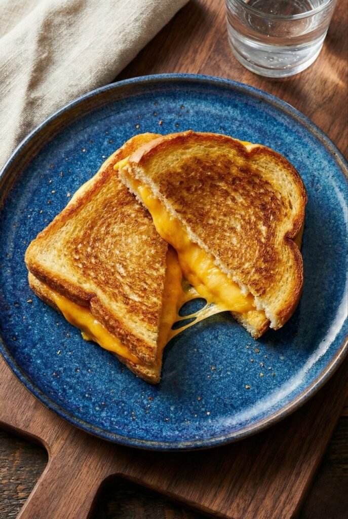 The Best Grilled Cheese Sandwich (Golden & Gooey