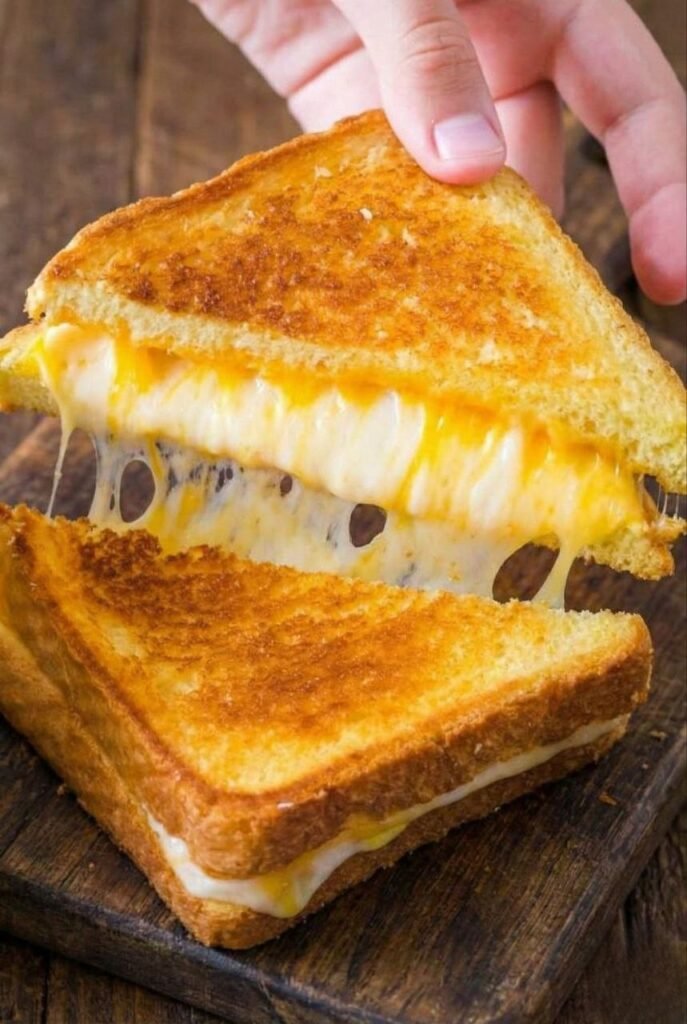 The Best Grilled Cheese Sandwich (Golden & Gooey)