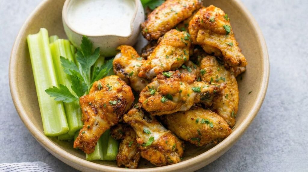 The Best Crispy Air Fryer Chicken Wings (Dry Rub)