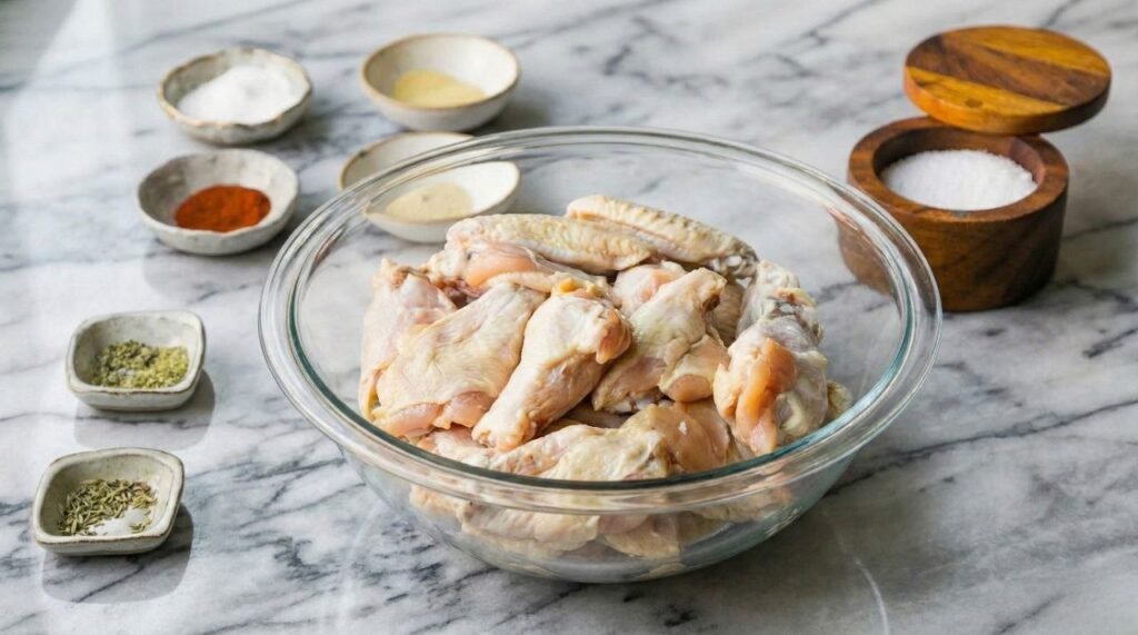 The Best Crispy Air Fryer Chicken Wings (Dry Rub)