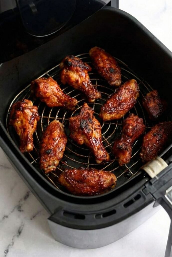 Honey BBQ Air Fryer Chicken Wings Honey BBQ Air Fryer Chicken Wings