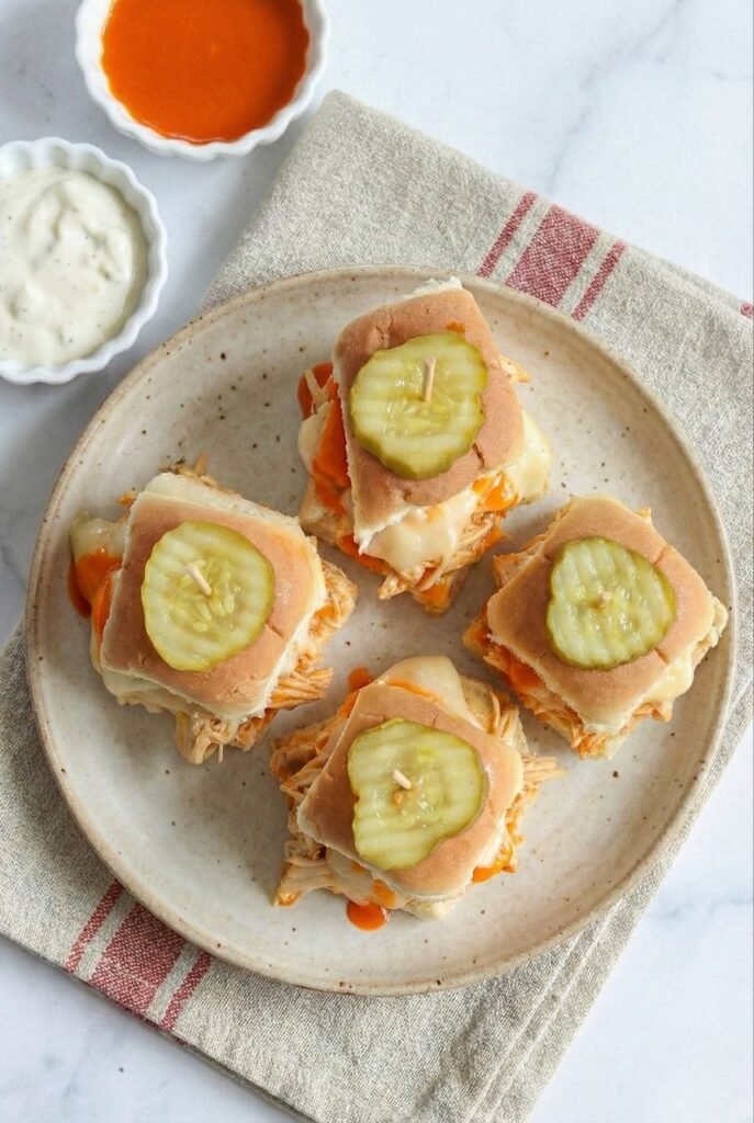 Slow Cooker Buffalo Chicken Sliders Slow Cooker Buffalo Chicken Sliders
