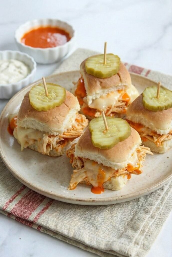 Slow Cooker Buffalo Chicken Sliders Slow Cooker Buffalo Chicken Sliders