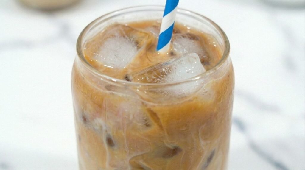 Iced White Chocolate Raspberry Latte (Easy Recipe)