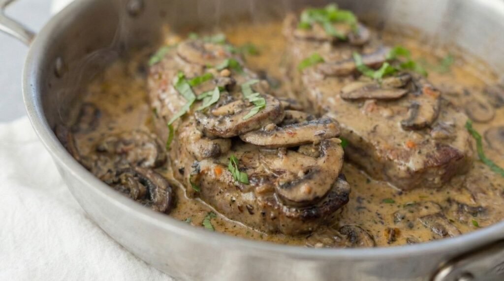 20-Minute Creamy Garlic Beef & Mushroom (Easy One-Pan) 20-Minute Creamy Garlic Beef & Mushroom (Easy One-Pan)
