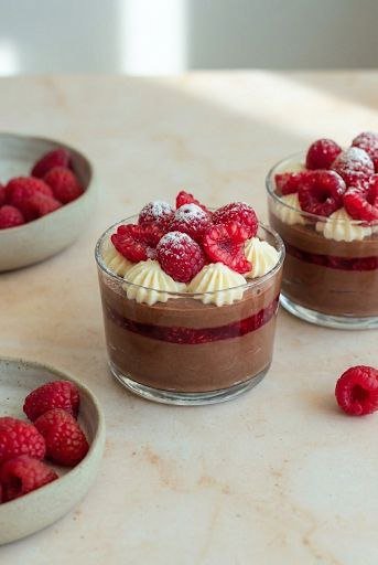 Raspberry Chocolate Mousse