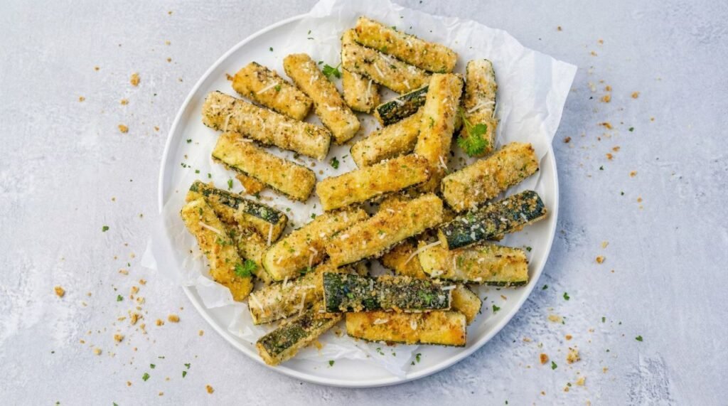Air Fryer Parmesan Zucchini Fries 