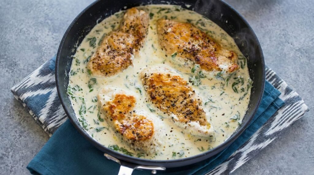 20-Minute Creamy Garlic Parmesan Chicken