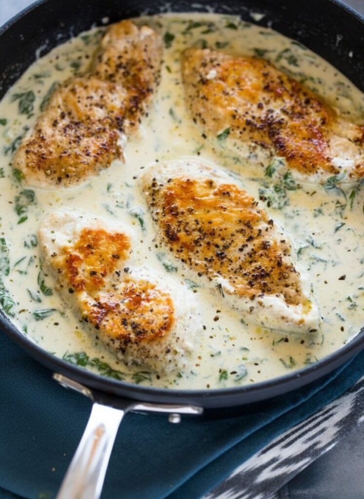 20-Minute Creamy Garlic Parmesan Chicken