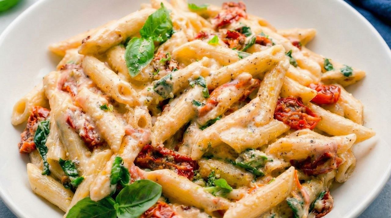 20-Minute Creamy Sun-Dried Tomato Pasta (One-Pot Recipe)
