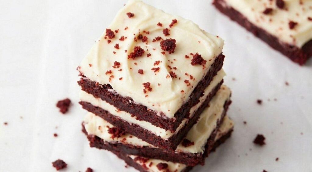 Easy Red Velvet Brownies with Cream Cheese Frosting Easy Red Velvet Brownies with Cream Cheese Frosting
