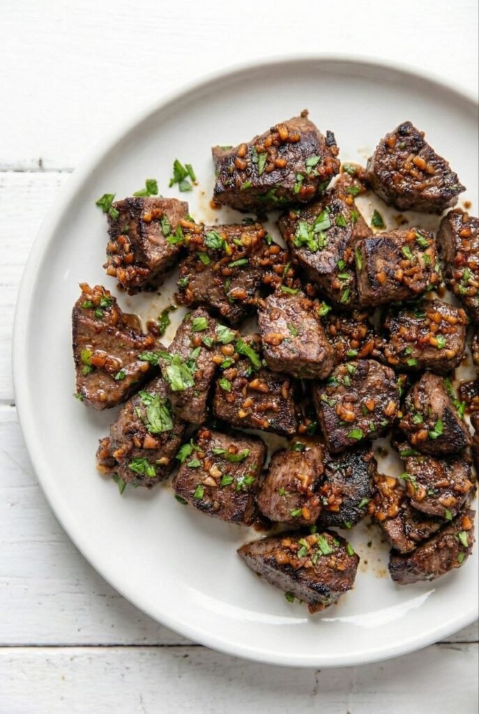 20-Minute Garlic Butter Steak Bites