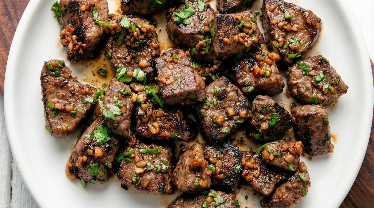 20-Minute Garlic Butter Steak Bites