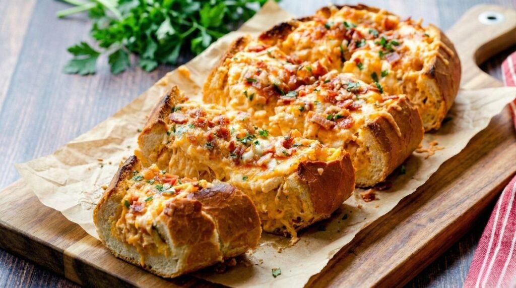 Buffalo Chicken Dip Baguette