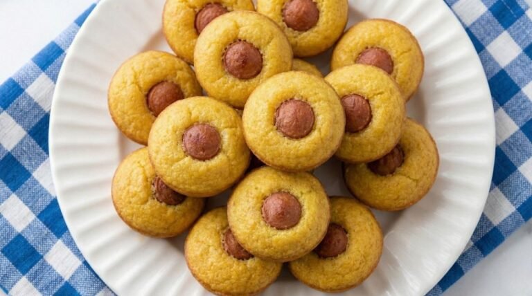Easy 3-Ingredient Mini Corn Dog Muffins