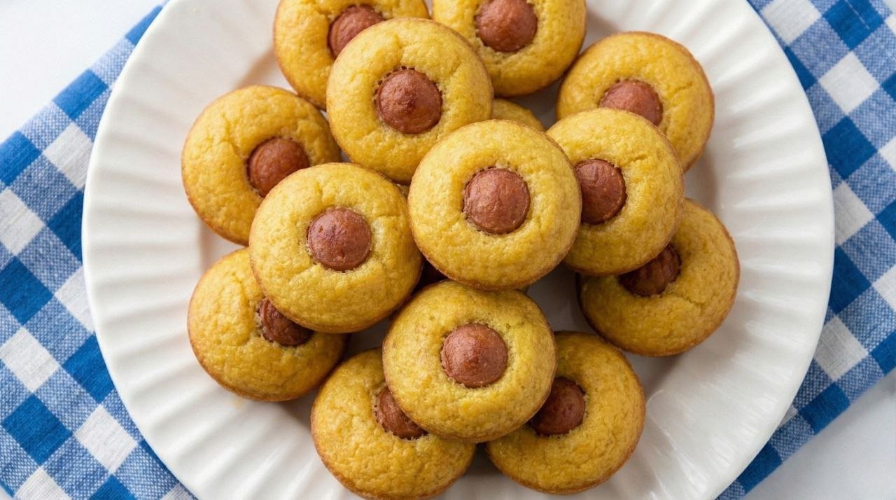 Easy 3-Ingredient Mini Corn Dog Muffins (Perfect Kid-Friendly Snack) Easy 3-Ingredient Mini Corn Dog Muffins
