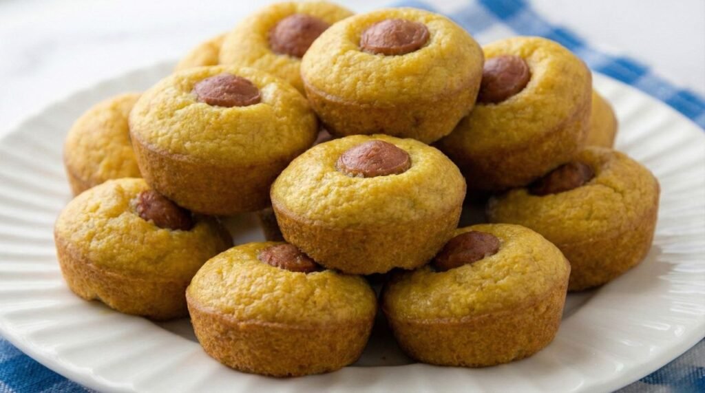 Easy 3-Ingredient Mini Corn Dog Muffins Easy 3-Ingredient Mini Corn Dog Muffins