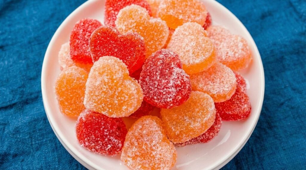 Homemade Heart-Shaped Gummy Candies