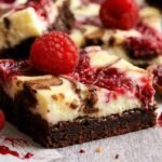 Raspberry Cheesecake Swirl Brownies (Decadent Valentine's Dessert)