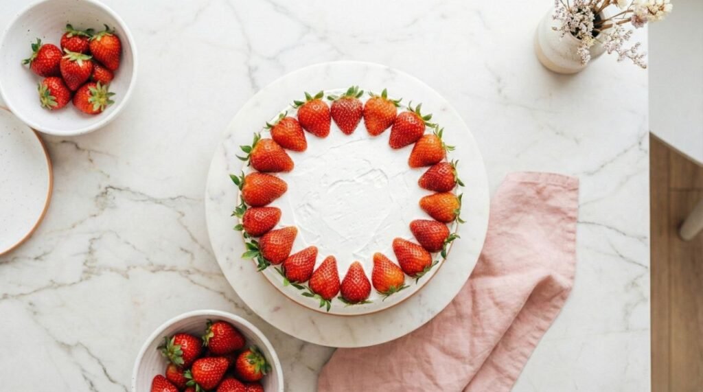 Fresh Strawberry Layer Cake (Perfect Valentine's Day Celebration Cake)