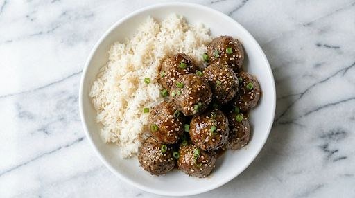 Air Fryer Honey Sriracha Meatballs (Sweet & Spicy Appetizer)