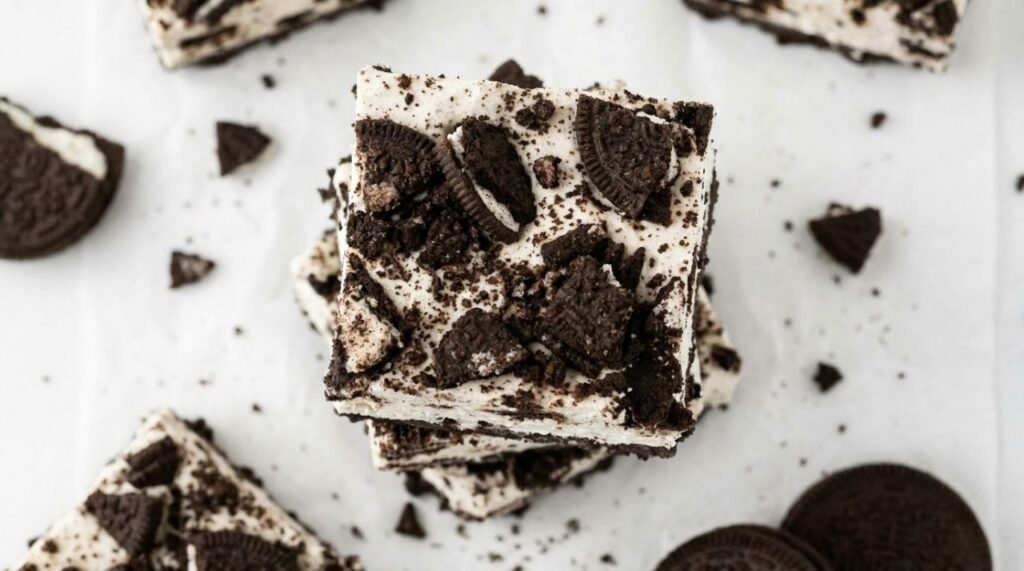 No Bake Oreo Cheesecake Bars