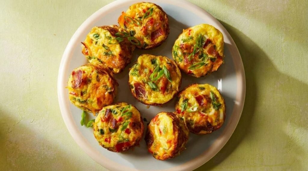 Cheesy Baked Egg Muffins
