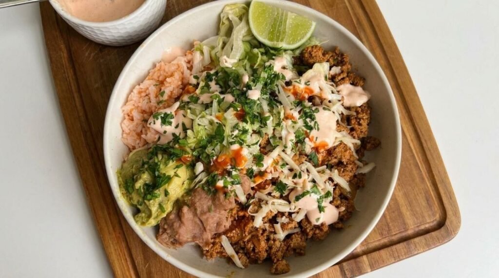 Ground Turkey Taco Bowl – Easy High Protein Weeknight Meal