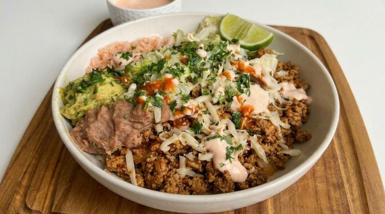 Ground Turkey Taco Bowl – Easy High Protein Weeknight Meal