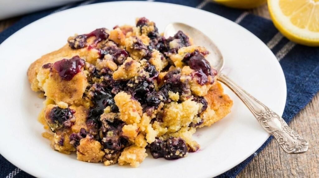 Lemon Blueberry Dump Cake