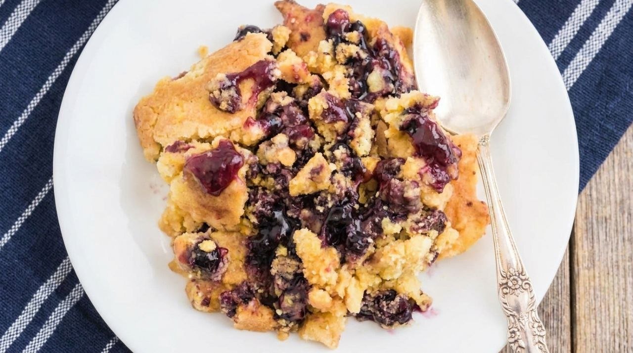 Lemon Blueberry Dump Cake