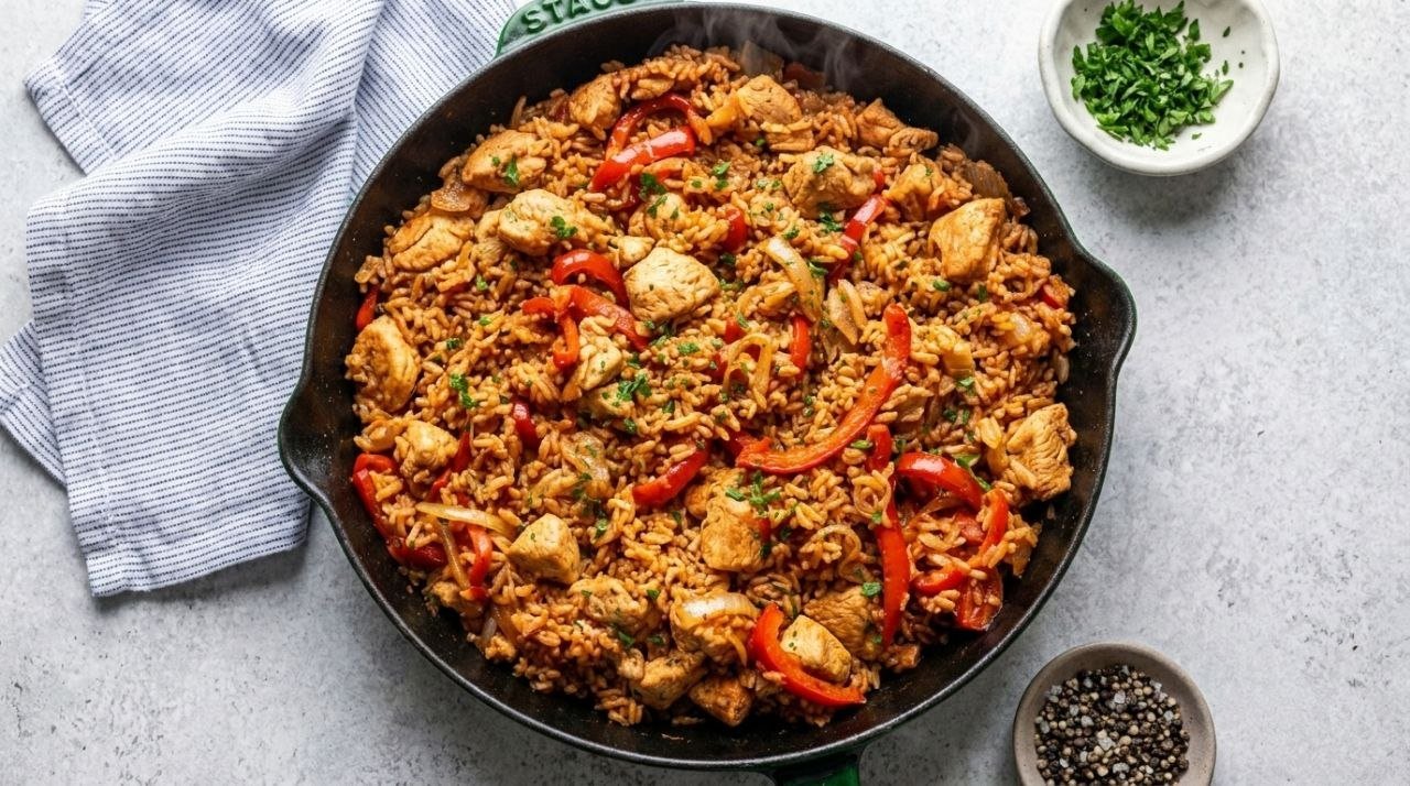 One Pan Chicken and Rice — Easy 30-Minute Family Dinner photo 2026 05 08 23 54 12