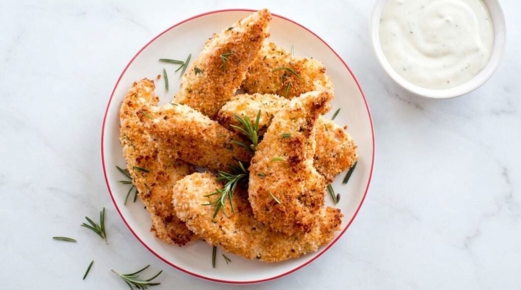 Crispy Baked Parmesan Chicken Tenders