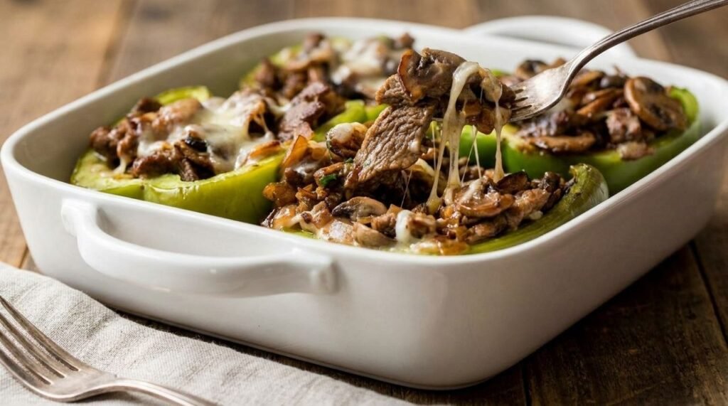Philly Cheesesteak Stuffed Peppers Philly Cheesesteak Stuffed Peppers