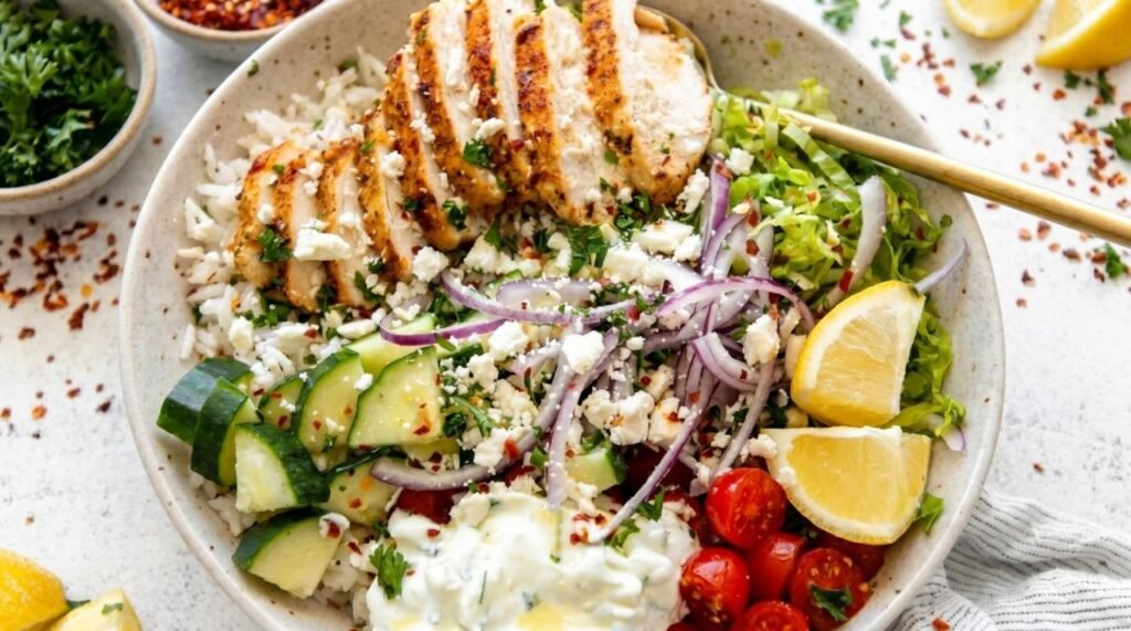 Greek Chicken Bowls