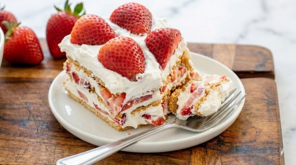 Strawberry Icebox Cake