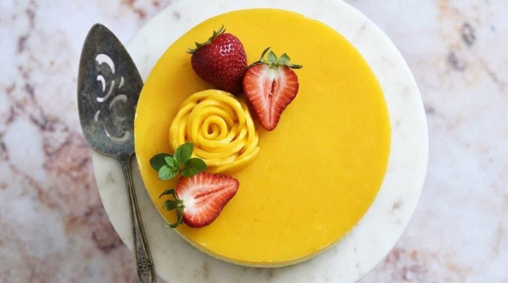 No Bake Mango Cheesecake — Easy Summer Dessert