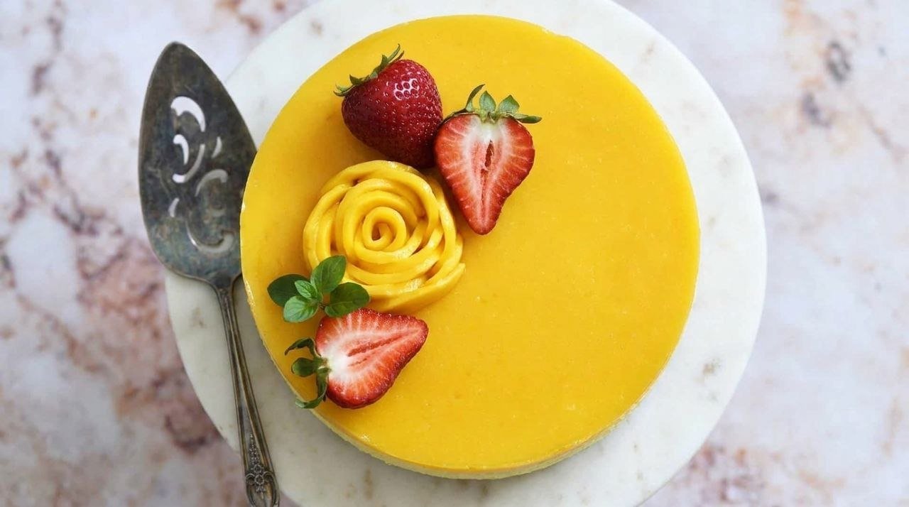 No Bake Mango Cheesecake — Easy Summer Dessert