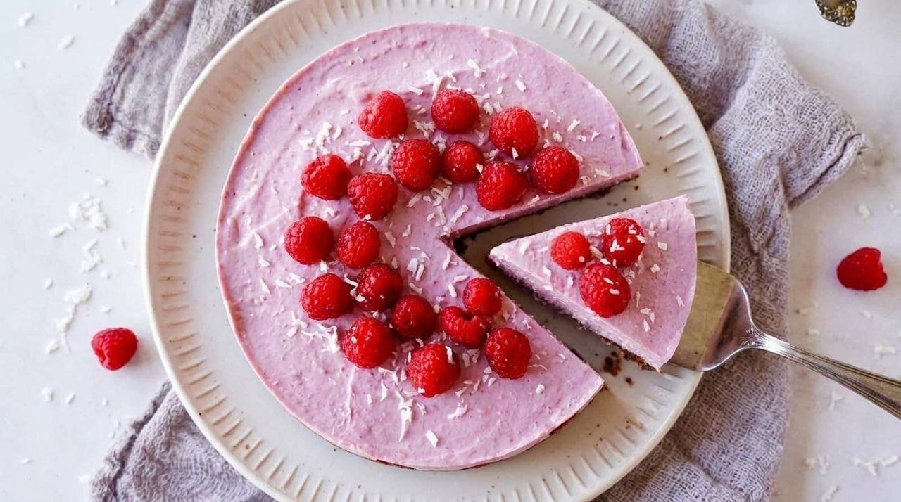 No Bake Raspberry Cheesecake
